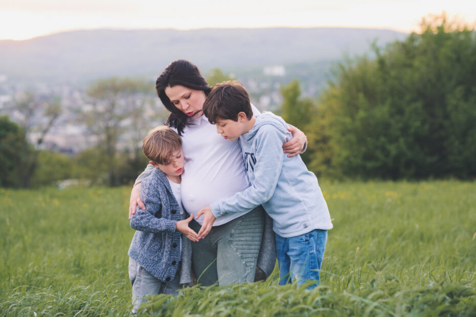 Mama mit Kindern